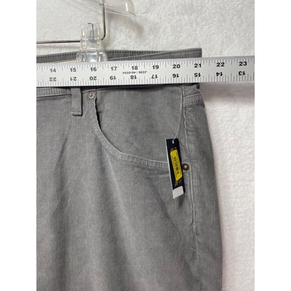 Cremieux Men's 42x30 Straight Fit Corbin Corduroy Pants Gray NWT - Picture 10 of 15